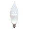KolourOne 2.7W Candelabra Frost Flame Twist 2700K LED Dimmable Bulb